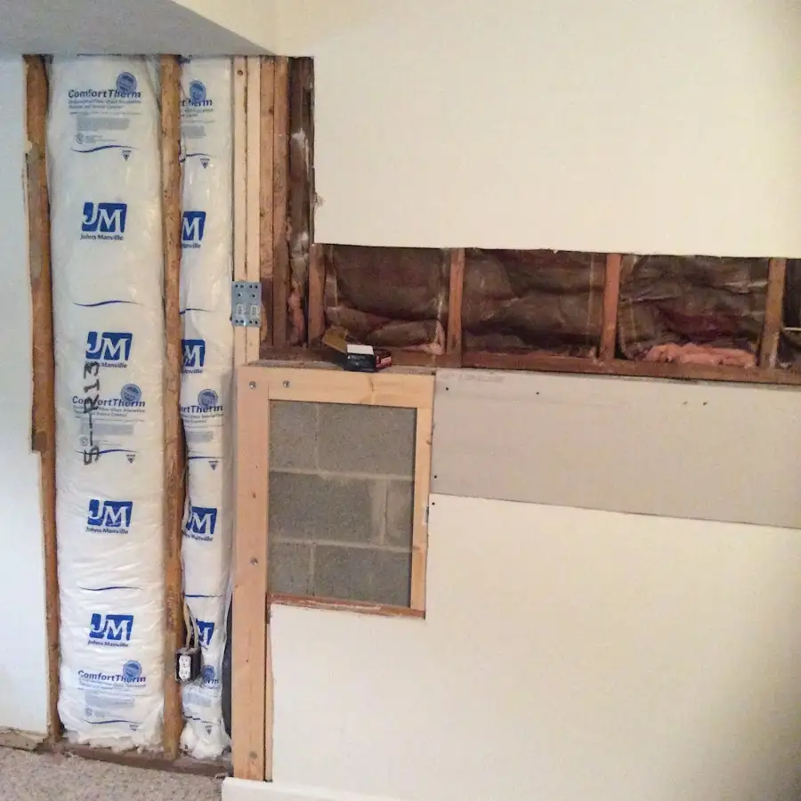 Wall insulation replacement during Structural Drying in Lantana